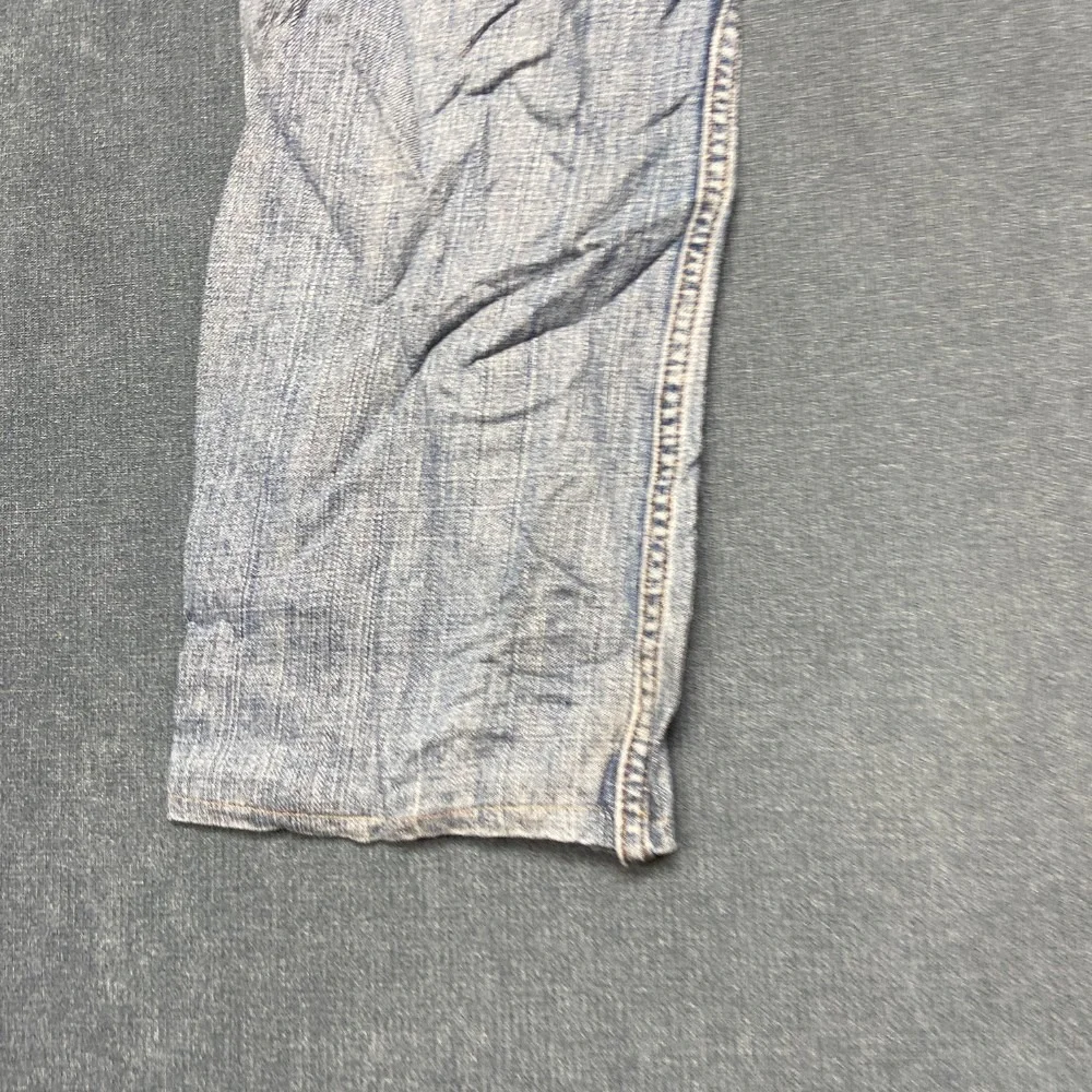 Levi's 527 Jeans Mens 34x32 Blue Denim Slim Fit Low Rise Zip Fly Bootcut Leg